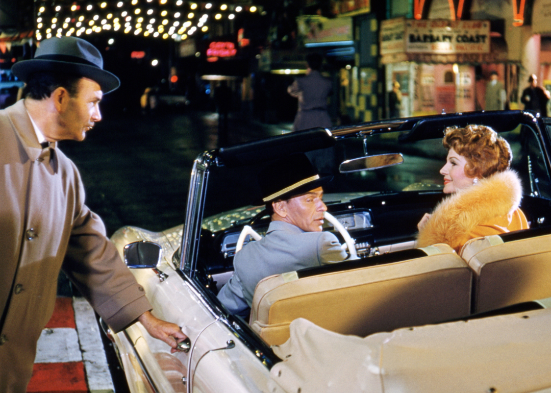 RIta Hayworth si Frank Sinatra intr-o scena din „Pal Joey”.