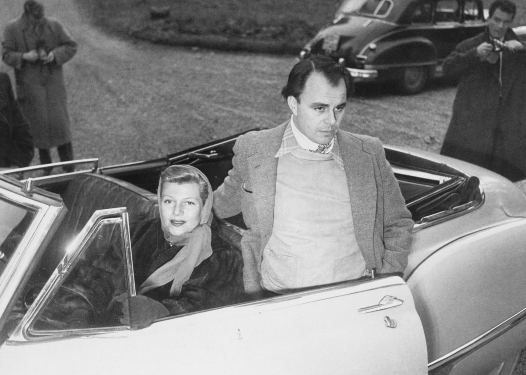 Printul Aly Khan si Rita Hayworth in Dorigny, Elvetia.