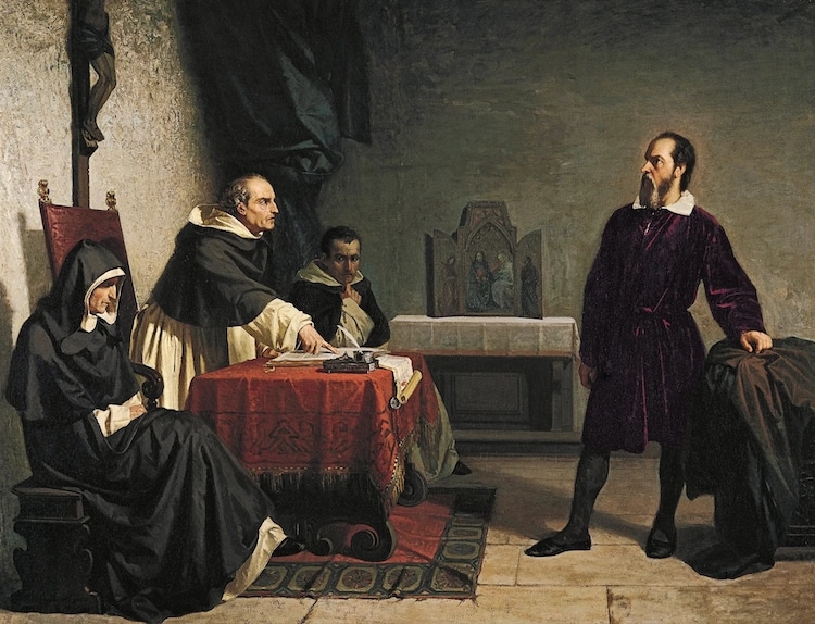 Galileo infruntand Inchizitia